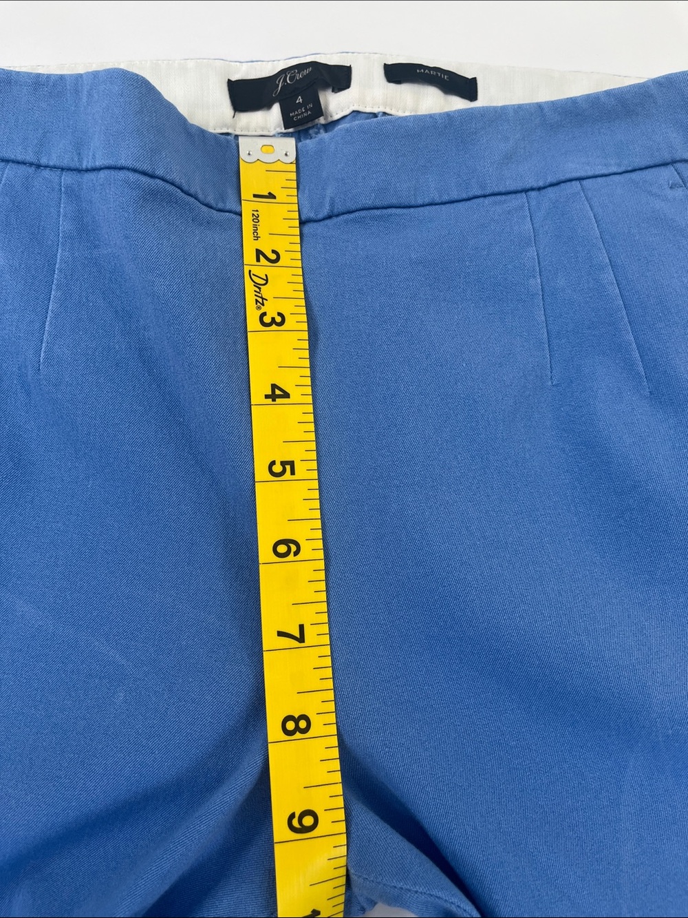 J.Crew Martie Straight-Leg Pants in Cornflower Blue Sz 4 - Picture 4 of 8